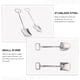 thumbnail image 3 of Cuchara de helado de 8 piezas Cuchara de acero inoxidable Spoon Spoon Spoons Bottle Bottle, 3 of 5