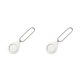 thumbnail image 3 of Seitruly Women Safety Alarm Portable Small Battery Mountain Travelling Alarms Hanging Operated 120db Shopping Walking Climbing Blanco 2piezas, 3 of 6