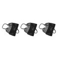 thumbnail image 2 of kurtrusly Fashionable And Functional Straw Beach Bag For Any Occasion Space-saving Blended Straw Handbag black 3Set, 2 of 6