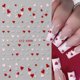 thumbnail image 4 of Pegatinas para uñas BMKKOT 3D con purpurina en forma de corazón de San Valentín, 6 hojas, 4 of 9
