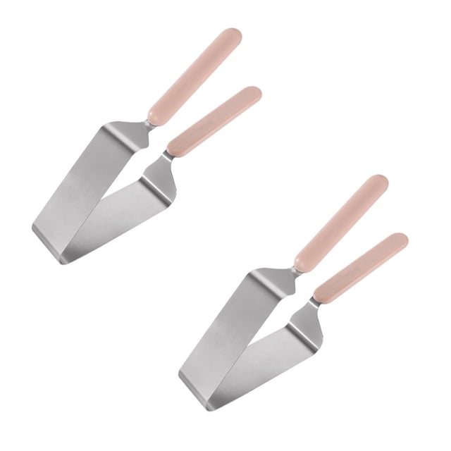 Oleegame 2PC Tomato Slicer And Lemon Slicer Cake Cutter Triangular Cake Cutter Stainless Steel Cake Cutter | And Cake Cutter Metal Cake Cake Elevator Cake Cake Elevator Tools For And Pizza Pink
