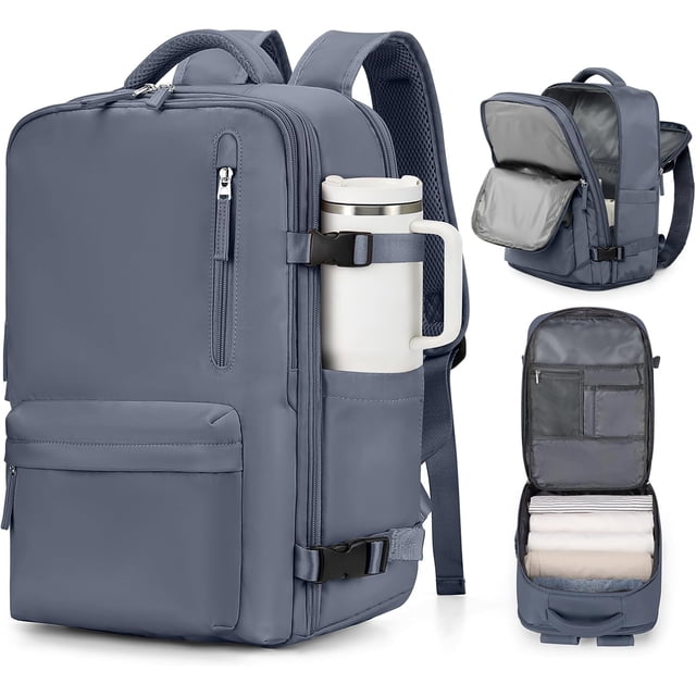VGCUB Large Travel Work Business Backpack Carry on Flight Approved Laptop Backpack for Women Men Mochila de Viaje