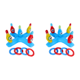 thumbnail image 1 of Juego Lanzamiento Bolos PVC Suministros Inflables Ligeros para Fiestas en La Playa (azul), 1 of 4