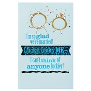 American Greetings Funny Lucky Anniversary Card with Glitter