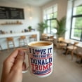 thumbnail image 3 of Donald Trump Coffee Mug - 11oz Ceramic Cup - 'I Love It When I Wake Up and Donald Trump is President' Trump Mug 2024/2025 - Patriotic Gift for Conservatives, Republicans, MAGA Supporters, Trump Fans, 3 of 7