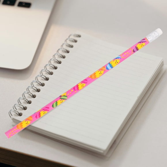 SHOWERORO Rentrée des Classes 50 Pcs Crayons Amusants Crayons de Pâques Multi Bois pour Produits à Thème de Pâques et Fournitures Scolaires