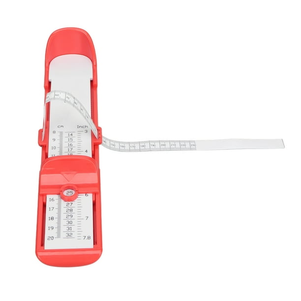 Foot Measuring Device Easy Carrying Precise Shoe Sizer Eco Friendly ABS PP Practical For Shop Red Green Blue