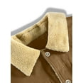 thumbnail image 5 of Fexilor Men's Winter Cotton Sherpa-Lined Jacket, Casual Trucker Outerwear with Flap Pockets, 5 of 12