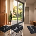 thumbnail image 4 of Welcome Door Mat Outdoor Indoor Rug, Non Slip Absorbent Entryway Doormat With Dirt Trapping Surface Waterproof Backing And Heavy Duty Scraper Design, for Front Porch Patio Home Entrance Use, 4 of 6