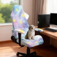thumbnail image 3 of Xixirimido Gaming Chair Covers Stretch Removable Washable Computer Reclining Gaming Chair Protector Slipcovers with Armrest Covers, Stars Colored Tie-dye, 3 of 8