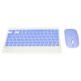thumbnail image 4 of Clavier Ultra Fin, Design Ergonomique Clavier Silencieux avec Chargement USB Ensemble Compact pour PC pour Tablette pour Cellulaire Violet, 4 of 8