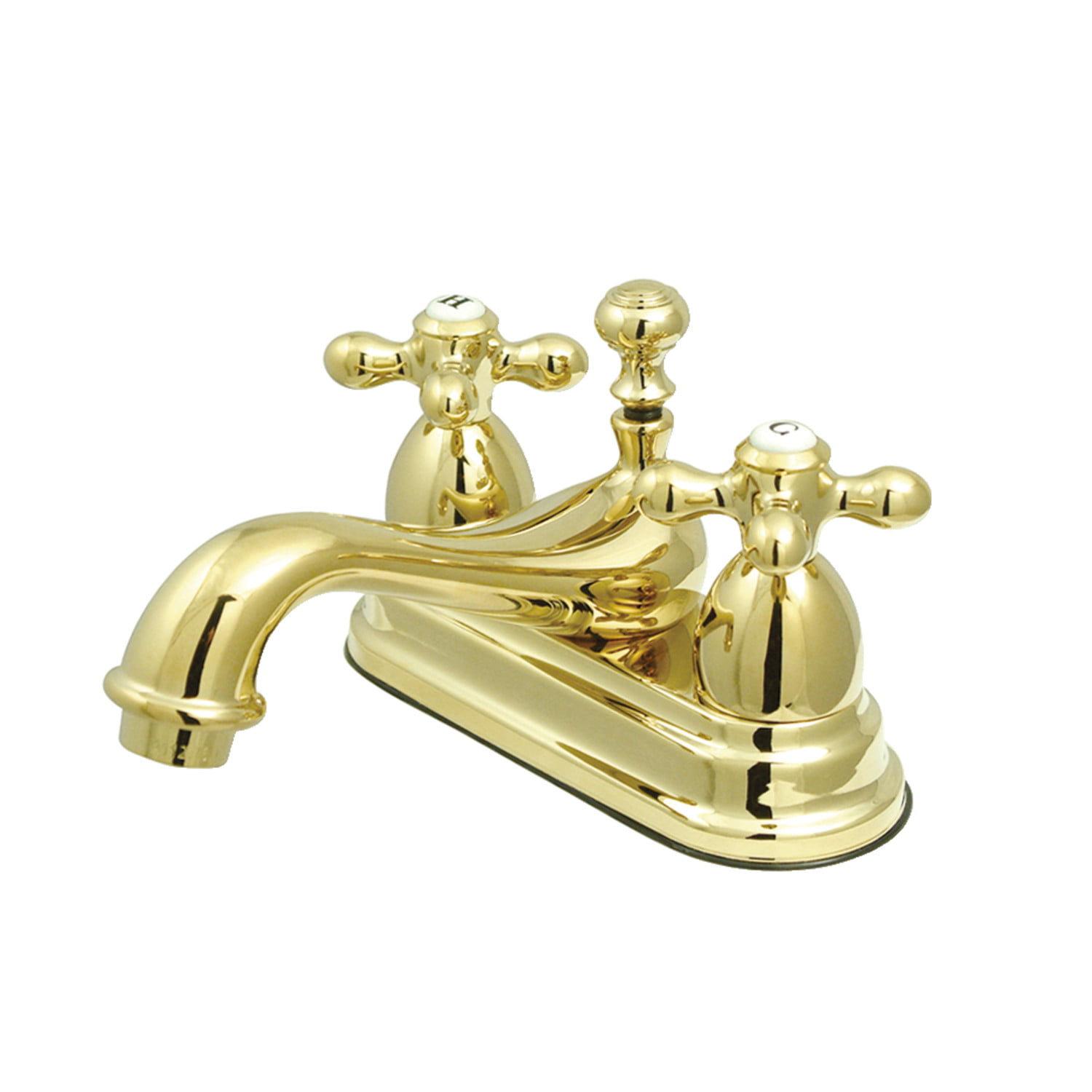 Kingston Brass Ks3602ax 4 Inch Centerset Lavatory Faucet Polished Com - Kb605al Restoration Centerset Bathroom Sink Faucet With Pop Up Drain