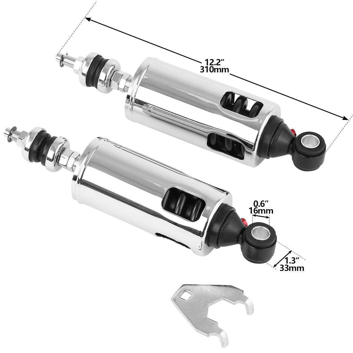 Geelife Rear Suspension Heavy Duty Rear Shocks Fit For Harley-Davidson Harley Softail