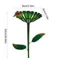 thumbnail image 3 of Metal Flower Pollinator Water Station with Stake, Waterproof Rustproof Garden Stake Feeder, Bright Floral Design for Bees Birds Butterflies, Outdoor Patio Backyard Pollinator Tool, 3 of 6