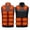 Grey, variant on Meichang Heated Vest for Men and Women Waterproof Outdoor Work Outerwear 17 Heating Area Electric Heated Jacket Cold Weather Thermal Heated Clothing