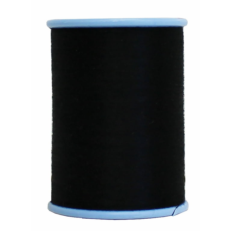 Allary Black 100% Polyester Sewing Thread, 200 yd