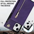 thumbnail image 4 of TOYAN Mobile phone case, leather case, crossbody card holder (with lanyard), 4 of 5
