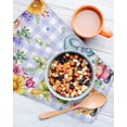 thumbnail image 3 of Easter Kitchen Dish Towels for Drying Dishes Set of 2, Watercolor Gnomes Eggs Flowers Butterflies Purple Plaid Waffle Weave Microfiber Hand Tea Bathroom Towels Quick Dry & Absorbent Towel 12x12, 3 of 7