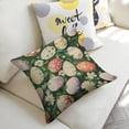 thumbnail image 5 of flowers leaveslinen toss pillowcase decoration pillowcase gifting preferred 24x24 inch cushion cover sofa pillowcase sofa bedroom living room car, 5 of 8