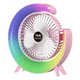 thumbnail image 1 of Ventilador Portátil con lámpara Color Rosa, 1 of 8