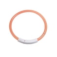 thumbnail image 2 of PETS COLLAR LED LIGHTING Suministros para mascotas Ajustable USB Carga Luminosa Pérdida Luminosa Accidentes Cuellos de Luz Collars Safetal para Outdoor Large Orange kenally HA010373-06, 2 of 6