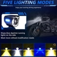 thumbnail image 3 of Speravity 2 pack/lote luces antiniebla para motocicleta luces antiniebla para motocicleta camioneta camioneta SUV ATV 1 par negro Bombillas para automóviles, 3 of 6