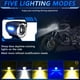 thumbnail image 3 of Speravity 2 pack/lote luces antiniebla para motocicleta luces antiniebla para motocicleta camioneta camioneta SUV ATV 1 par negro Bombillas para automóviles, 3 of 6
