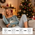 thumbnail image 4 of Christmas Kitchen Towels Christmas Tree Print Hanging Hand Bath Microfiber Towel For Bathroom Home Tea Bar Kitchen, 4 of 7