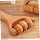 thumbnail image 4 of Rodillo de masaje de mano para cuello, herramienta de masaje de madera, rodillo de palo compacto, masajeador de hombro de madera, 3 uds., 4 of 5