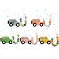 thumbnail image 5 of Juguetes para la dentición del coche del tractor para bebés de 3 a 12 meses, mordedor de silicona de grado alimenticio sin BPA con clip para chupete para niños y niñas, azul WD.WDQZL electrónico, 5 of 5