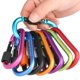 thumbnail image 2 of 5/10 Uds mosquetón llavero aleación de aluminio D-ring hebilla resorte mosquetón Snap Hook Clip llaveros al aire libre Camping uso diario Gao Jinjia LED, 2 of 2