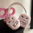 thumbnail image 6 of Cute Cartoon Plush Case for AirPods Max Headphones,Funny Fluffy Soft Cover for Boys Girls, Accessories Protective Cover for AirPods Max (Pink), 6 of 17