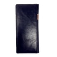 thumbnail image 3 of Western Mens Metal Lone Star Cowboy Genuine Leather Long Bifold Wallet, 3 of 3