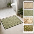 thumbnail image 7 of JHyouerji Floral Print Bath Mats Absorbent Bath Rug Non Slip Floor Rug for Kitchen Bathroom Laundry Bedroom Living Room Decor, 7 of 7