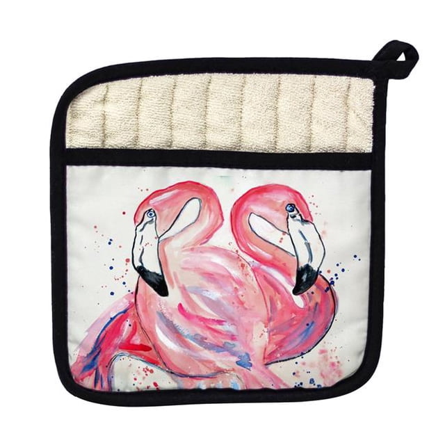 Betsy Drake PT636 Betsys Flamingos Pot Titulaire