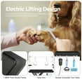 thumbnail image 5 of Update electric pet grooming table, 110V/220V professional groomer recommend super Deluxe electric pet grooming table, height adjust from 8 up to 36inch BLACK COLOR, 5 of 7