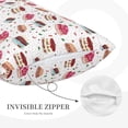 thumbnail image 3 of Daiia Birthday Cake Bedding Waterproof Pillow Protector Zippered Queen – Bed Bug Proof Pillow Encasement-20"x30", 3 of 6