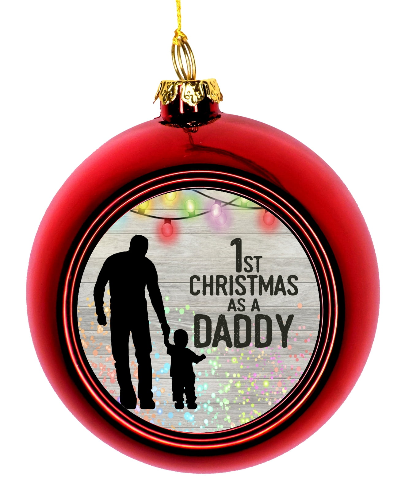 Daddy Christmas Ornament Daddys First Christmas Ornament Christmas DÃ