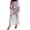 A-Multicolor545, variant on Wxolcjlv Womens Satin Maxi Skirt Elastic Waist Lace Panel Hem Skirts