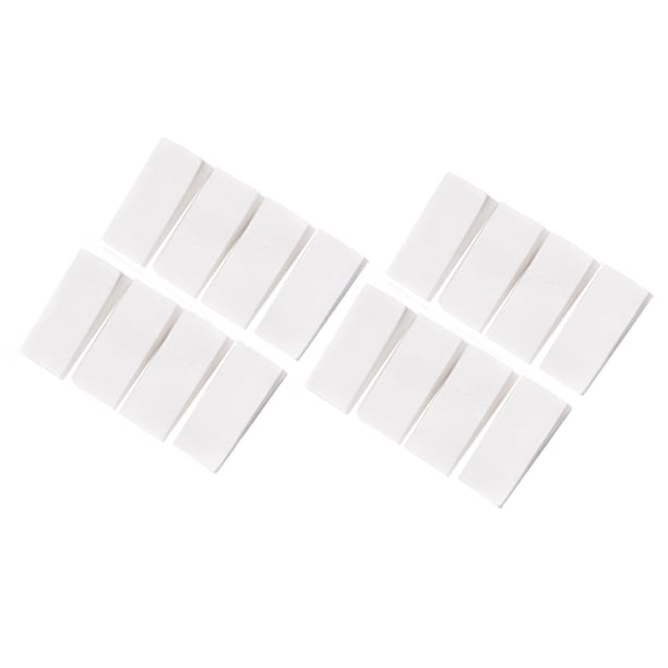 16 piezas de Esponjas para manicura Salvador herramientas de transferencia de esmalte de uñas blanco