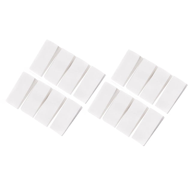 16 piezas de Esponjas para manicura Salvador herramientas de transferencia de esmalte de uñas blanco