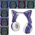 thumbnail image 3 of Cat Ear  Headset Stereo Cute with Built in Mic Kids Headset, 3 of 7