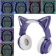thumbnail image 1 of Auriculares Estéreo Con Y Oreja De Gato, Bonitos Auriculares Estéreo Con Micrófono Integrado De Alta Sensibilidad, Auriculares LED Ajustables Para Niños Con Cable De, 1 of 7