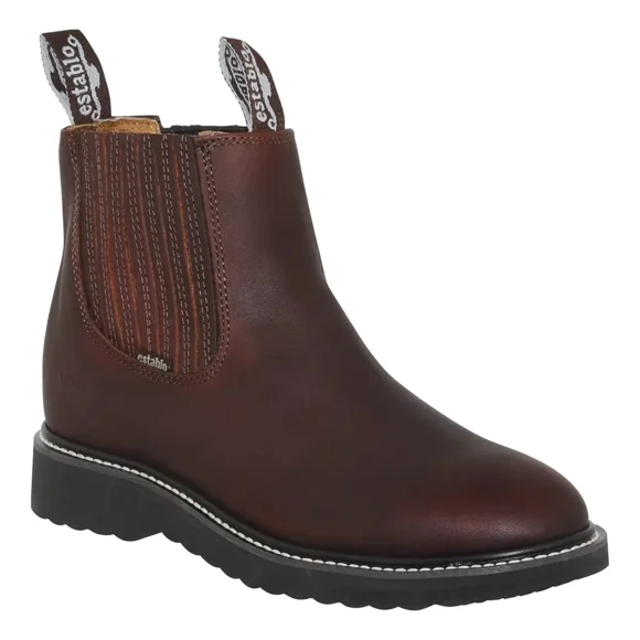 Bota Botín Establo 501 Piel Res Suela Goma Shedron Grasso Suela Negro