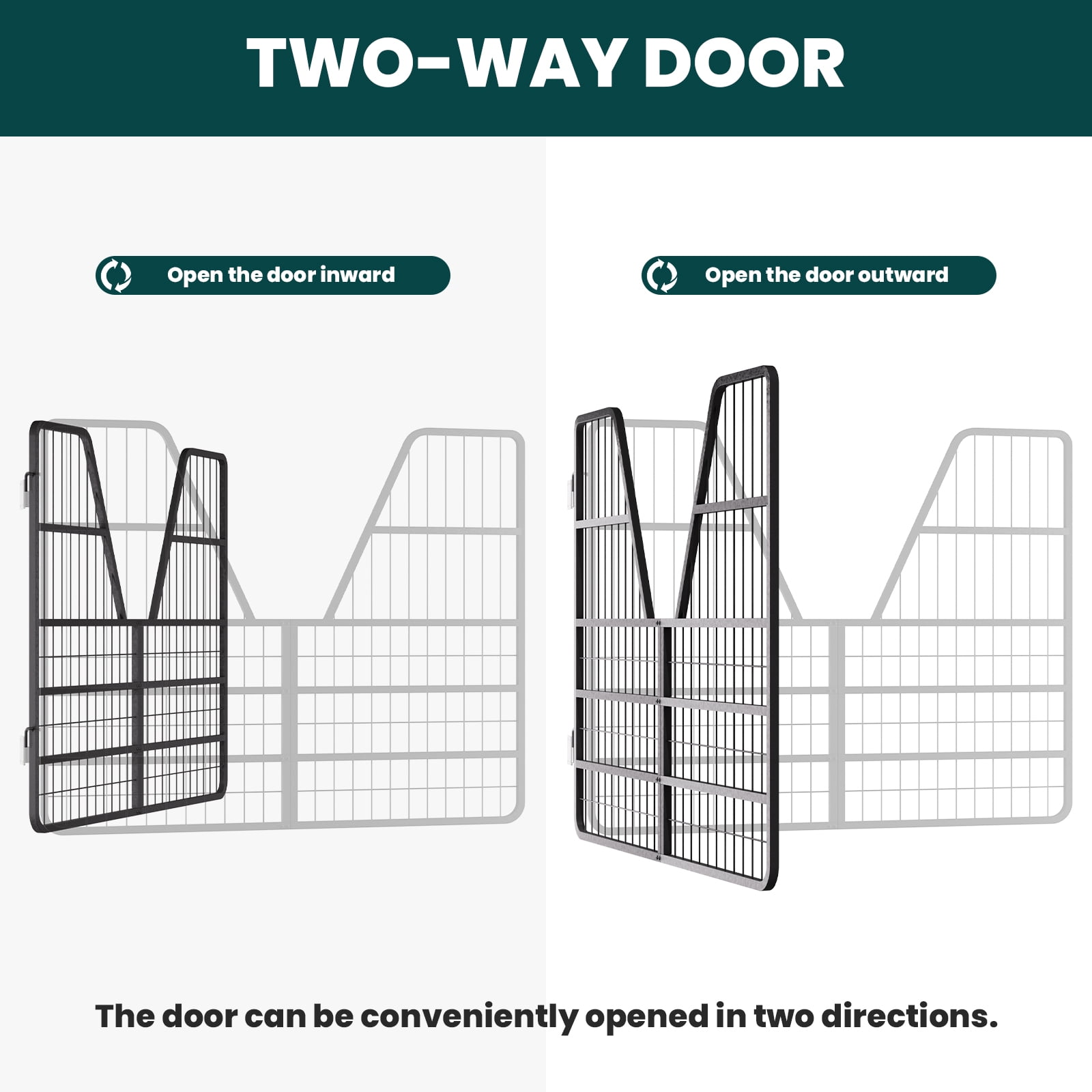 Horse Stall Door Guards, Heavy Duty Yoke Design Stall Gates for Horses & Horse Barns - Essential Horse Stall Accessories & Horse Stall Guard