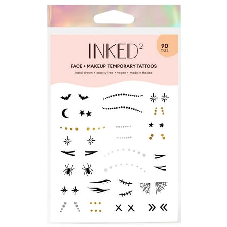 Frightful Makeup Temporary Face Tattoos by BrandName