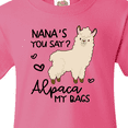 thumbnail image 4 of Inktastic Nana's You Say Alpaca My Bags Youth T-Shirt, 4 of 5