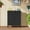 Black, variant on Metal Locker Storage Cabinet with 2 Mesh Doors and Adjustable Shelves,Blue Metal Locker Cabinets,Coffee Bar Cabinet,Kitchen Pantry Storage Cabinets for Home,Sideboard,Office(40" H)
