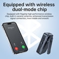 thumbnail image 5 of LC-dolida Bluetooth Transmitter, to 2 Headphones, Wireless Receiver for Airplane Handsfree Call, HD Low-Latency Sound Audio Adapter with LED Display for Car, TV, Stereo, Gym, 5 of 12