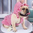 thumbnail image 1 of Puppy Dog Princess Dress，Pet Dogs Summer Clothes Skirt with Hat，Pets Party Apparel Outfit Suit for Small to Medium Dogs, 1 of 13